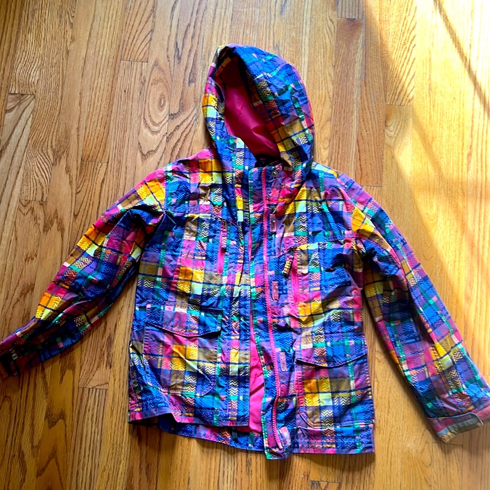 Kids, size 10/12, Columbia rain jacket.  Very good condition